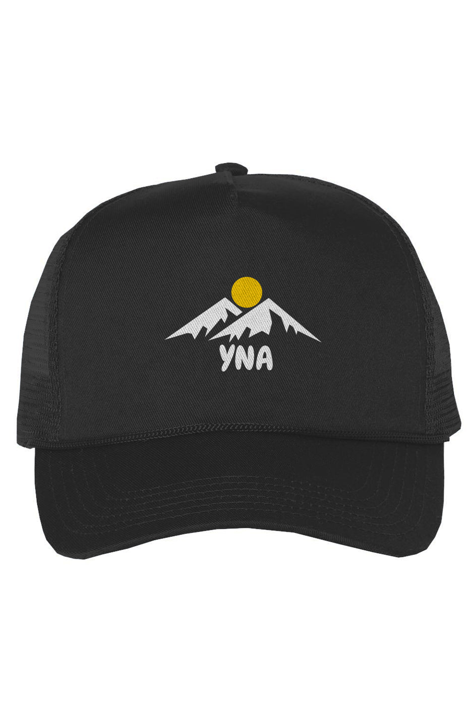 Five-Panel Trucker Cap Black